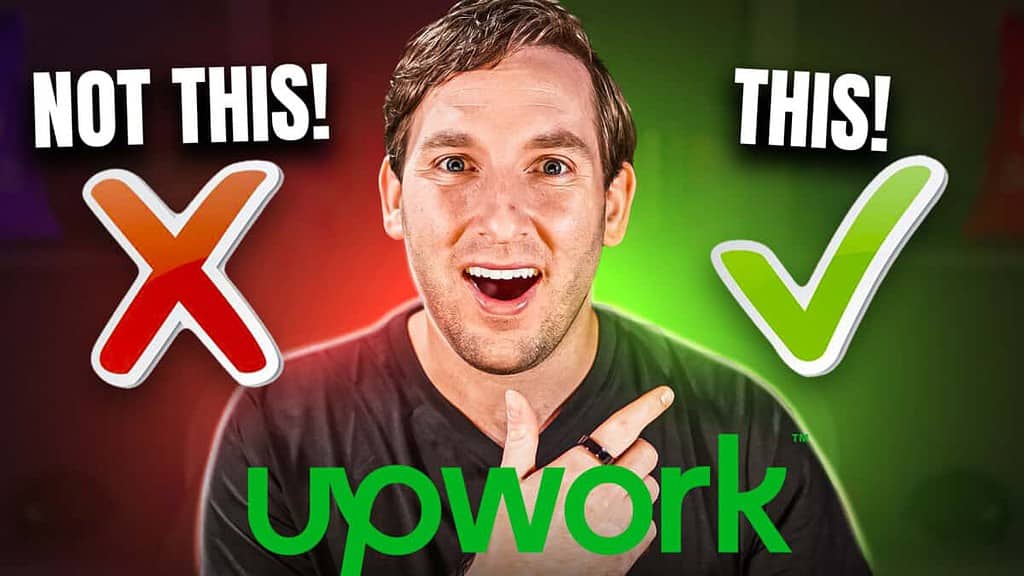 Upwork freelancing tutorial showing $1.9M freelancer Evan Fisher