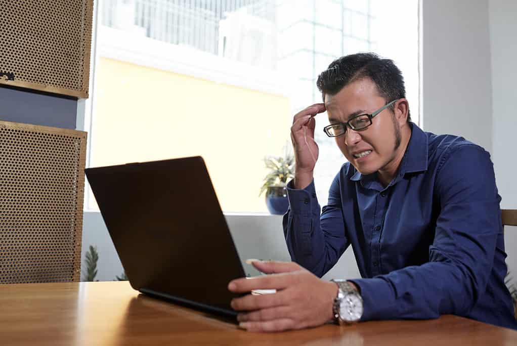 Portrait of angry furious businessman