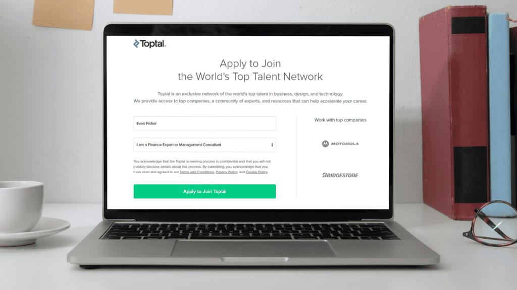 Toptal finance interview application